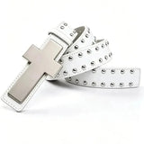 Studded Buckle Belt