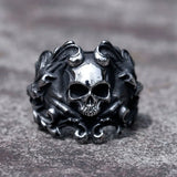 Horned Skull Ring