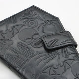 Embossed Coffin Wallet