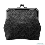 Damask Skull Coin Purse
