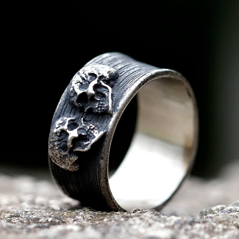 Twin Skull Ring