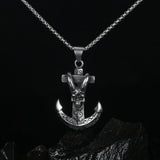 Gothic Pirate Anchor Necklace