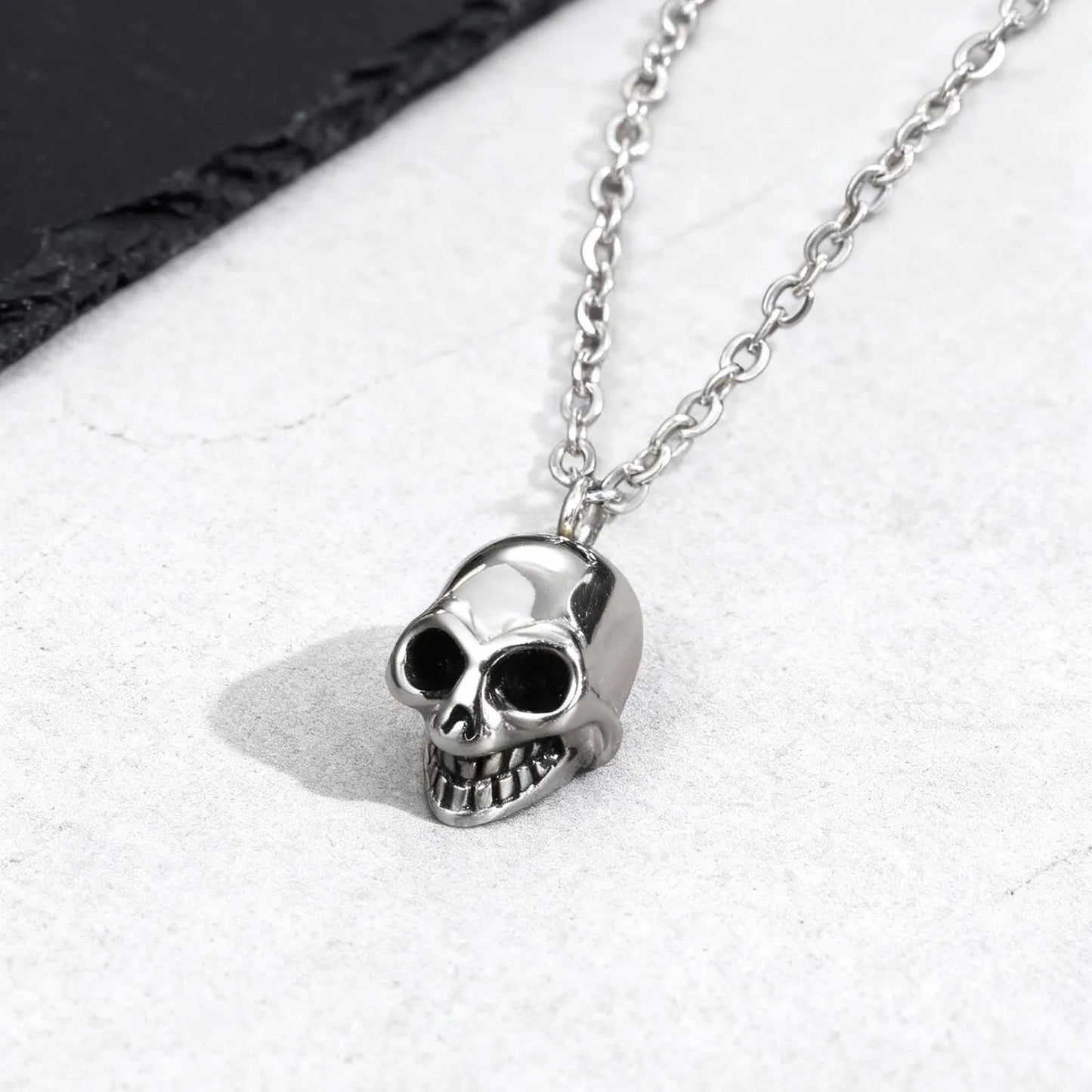 Mini Skull Pendant Necklace