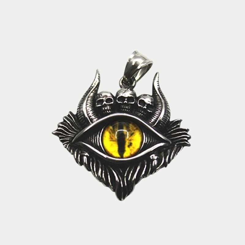 Infernal Eye Pendant Necklace