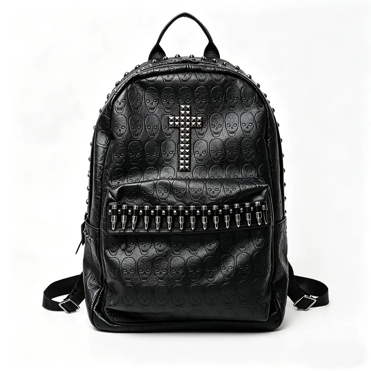 Studded Skull Backpack