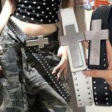 Studded Buckle Belt