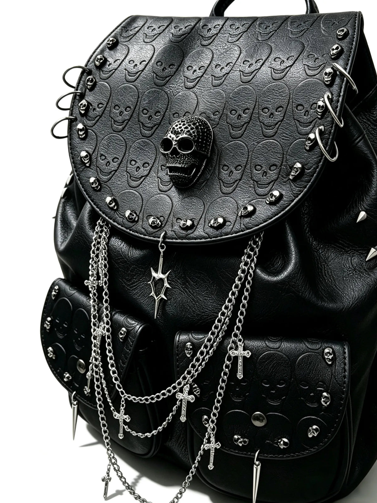 Skull Detail Backpack