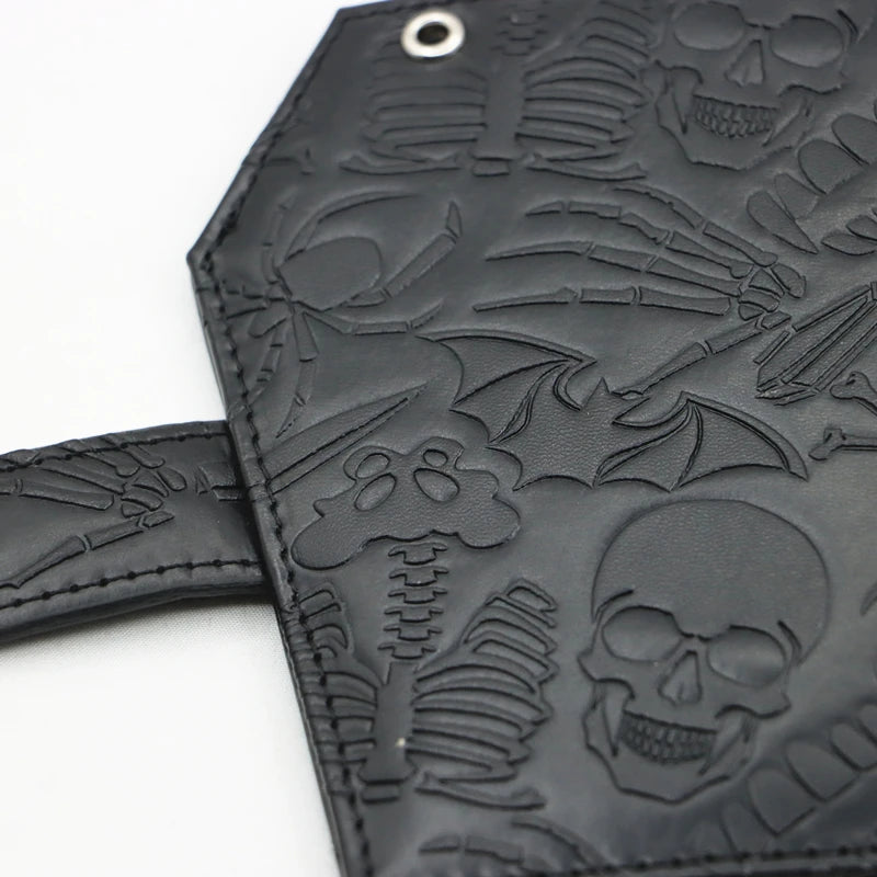 Embossed Coffin Wallet