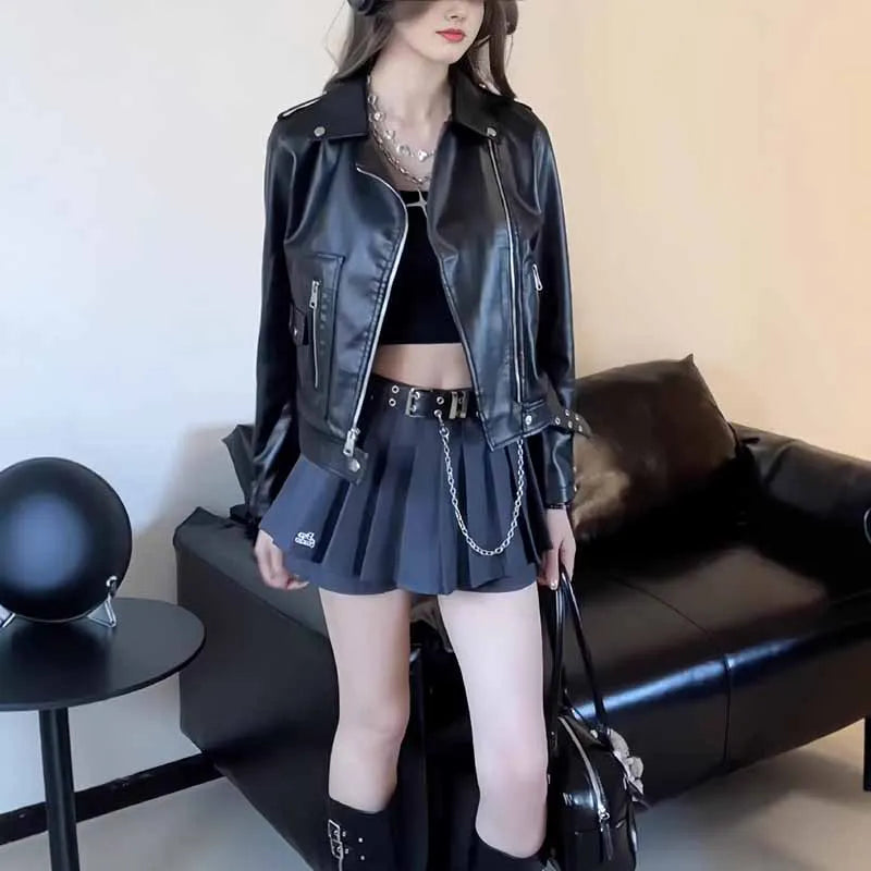 Raven Moto Leather Jacket