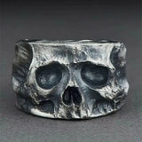 Half Face Skull Ring