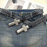 Studded Buckle Belt